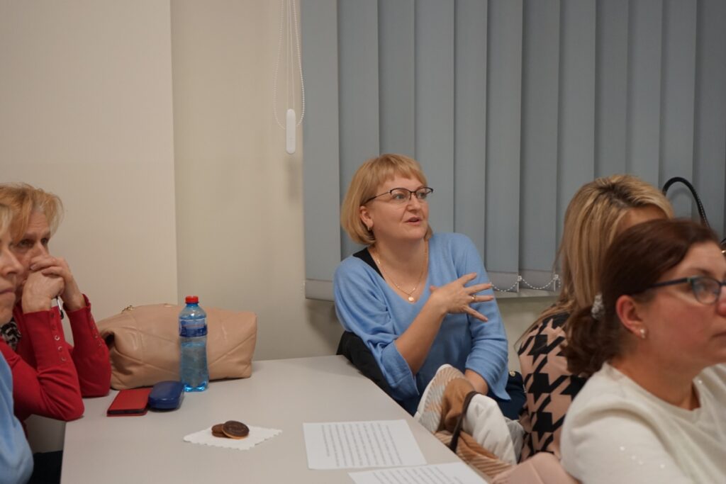 Rozmowa w trakcie szkolenia