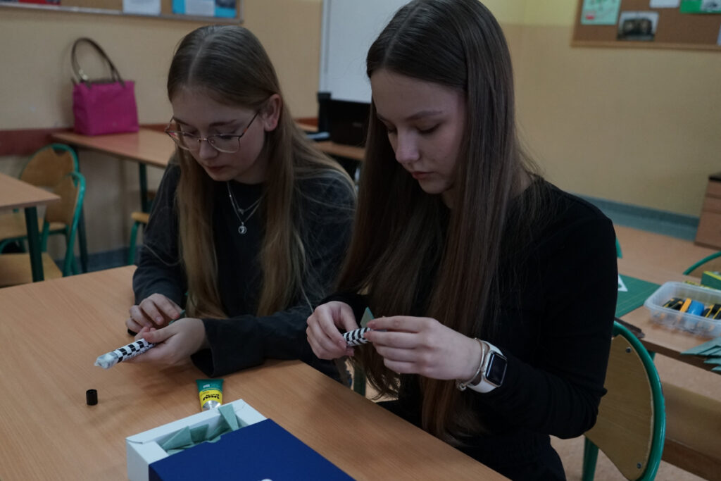 Uczennice Liceum Ogólnokształcącego im. H. Sucharskiego w Sierpcu